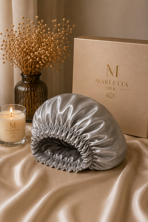 COMING SOON I MARLETTA SILK 100% Mulberry Silk Bonnet