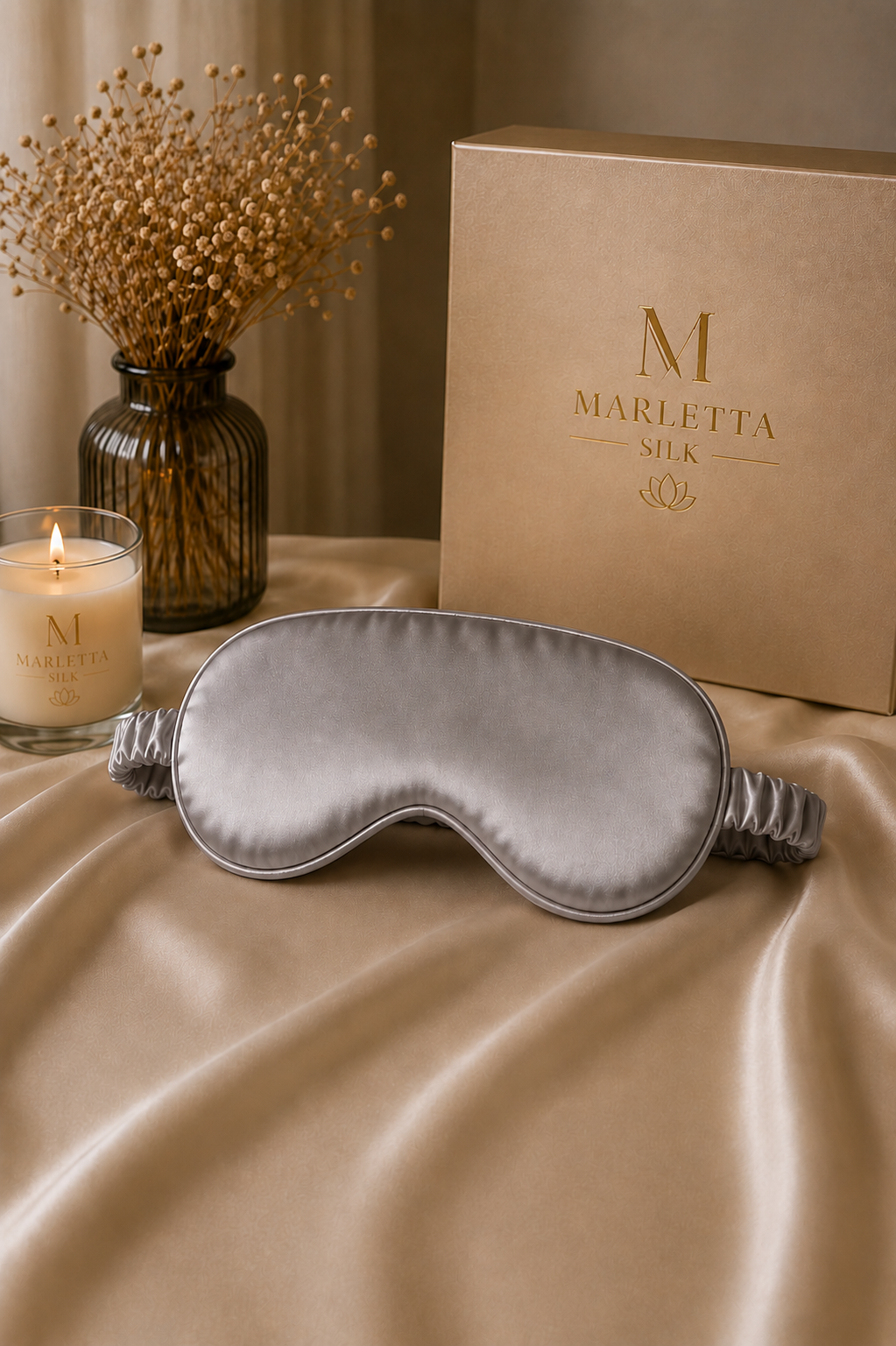 COMING SOON I MARLETTA SILK 100% Mulberry Silk Sleep Mask
